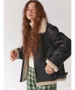 フェイクムートンボアブルゾン ungridの中古/未使用品 - メルカリ
