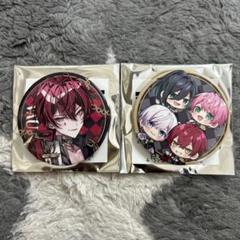 騎士X KnightX ばぁう 等身 集合 デフォ 缶バッジ 2点 セット