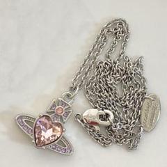 Vivienne Westwood ARIELLAネックレス　シルバー×ピンク