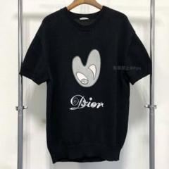Dior ディオール Kenny Scharf ケニーシャーフ 半袖ニット 黒