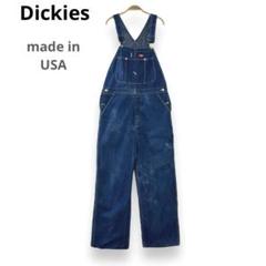 USA製90s Dickiesディッキーズ デニムオーバーオール つなぎ S98