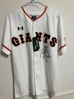 小林誠司選手レプリカユニ　直筆サイン入り 菅野智之選手　tシャツ　直筆サイン入り