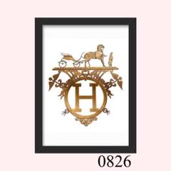 BALENCIAGA  type☆A2額装済アートポスター#449★エルメス HERMÈS type☆A4額装済オマージュアートインテリアポスター.#449
