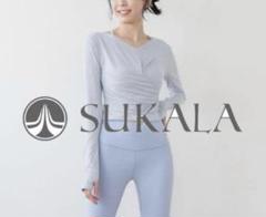 SUKALA ギャザークロスロングスリーブトップス　カップなし　S