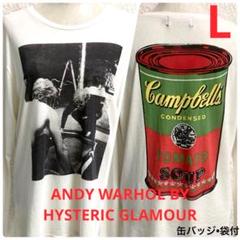 【タグ付】アンディーウォーホルbyヒステリックグラマー★イーディーtワンピ 長袖 2025年最新】Andy Warhol by HYSTERIC GLAMOUR レディース 長袖