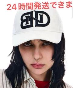 帽子 beeden LEATHER LOGO BASIC CAP Beeden Leather Logo Basic Cap (White)
