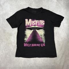 MISFITS ウォークアモングアス バンドTシャツ ブラック 大判プリント