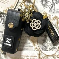 CHANEL ノベルティ ジャケット キーホルダー CHANEL✳︎ノベルティ雪の結晶✳︎ キーホルダー 黒 リップ