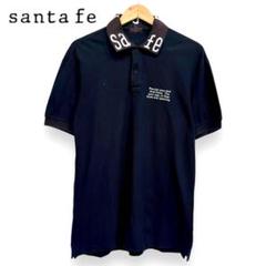 santafe サンタフェ 襟 ロゴデザイン ポロシャツ