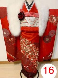 人気カラーの 金駒刺繍“最高に花咲かせる特別な日☆”振袖 成人式 着物H