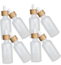 ガラス 小分けケース クリア ボトル 50ml 8個入