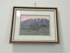 亀子誠先生「夕映え」Ｆ4絵画