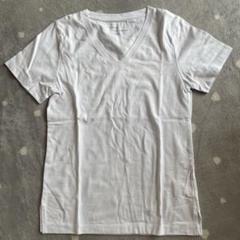 NANO Universe 抗汗シリーズ VネックTシャツ Mサイズ ホワイト