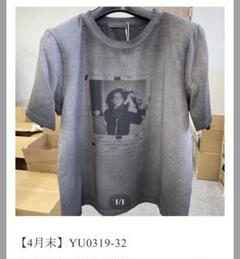 Mal. グレー プリント Tシャツ サイズ02