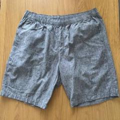 UNIQLO ユニクロ　グレー XL リネン風 ショートパンツ