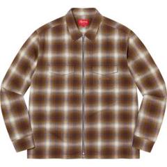 Supreme Shadow Plaid Flannel ZipUp Shirtのサムネイル