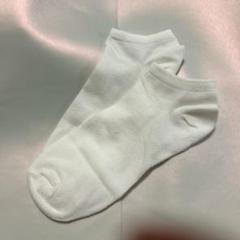 白ソックス　くるぶし　靴下　薄手　21センチから23センチ