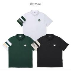 malbon マルボン ゴルフ ウェア メンズ ポロシャツ トップス 半袖