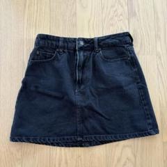 Bershka ブラックデニムミニスカート EUR36