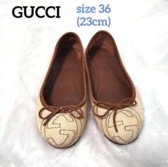 ⭐️美品⭐️ GUCCI　GGロゴ　マーモント　パンプス　フラットシューズ　バレエ 2025年最新】GUCCI レディース フラットシューズ・バレエ