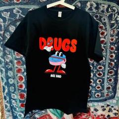 DOPE 薬物 ティーシャツ 半袖 メンズ ヴィンテージリプリント L XL 黒