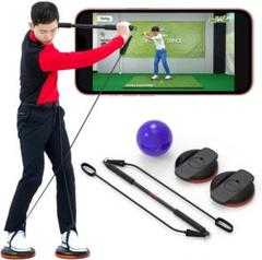 ゴルフ スイングトレーナー 回転能力なし トレーニング モーションビデオ効果