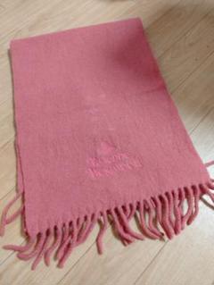 9800→7000円 希少Vivienne Westwood ピンクマフラー刺繍 ヴィヴィアンウエストウッド VIVIENNE WESTWOOD マフラー