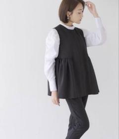 【ひろ様】リグリーム regleam ダンボールニットベスト　ジレ　黒 m26209954545_1.jpg?1731377390