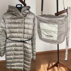 S MAX MARA/フードファー♡ダウンコート/36/white - メルカリ