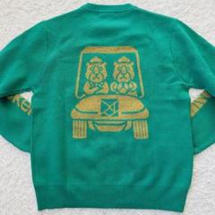 未使用級✨️TANGRAM × GOLFICKERS コラボニットセーター緑 L 未使用級✨️TANGRAM × GOLFICKERS コラボニットセーター緑 L