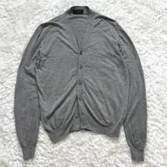 ザノーネ ZANONE　コットンカーディガン メンズ グレー 洗える 46