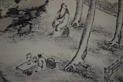 真作/河村虹外/山水人物図/桐極二重箱付/布袋屋掛軸HH-31 真作/河村虹外/山水人物図/桐極二重箱付/布袋屋掛軸HH-31 - メルカリ