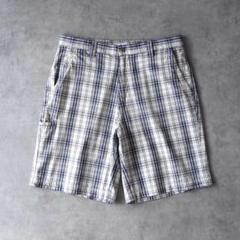 00s DOCKERS チェックショーツ ワイド ハーフパンツ