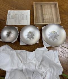 造幣局製 純銀 銀盃 防衛庁 66ｇ 木箱入り　返品不可 造幣局製 純銀 銀盃 防衛庁 66g 木箱入り 返品不可