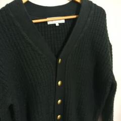 【ROPE】ロペ/シースルーカーディガン/黒/長袖カーディガン/Mサイズ ROPE】ロペ/シースルーカーディガン/黒/長袖カーディガン/Mサイズ