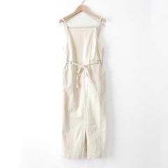 美品 COEL アメスリデニムワンピース 生成り ストレッチ タイト ベージュ