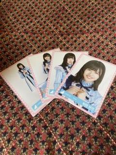日向坂46 松田好花 生写真 紅白衣装 4種コンプ
