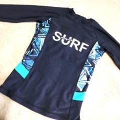 ◆【130cm～】SURF 長袖 ラッシュガード 水着