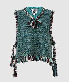 YANYAN TWEED VEST ニットベスト アイナジエンド着用　最終値下げ YANYAN TWEED VEST ニットベスト アイナジエンド着用 最終値下げ