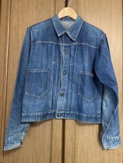 1960's~ Vintage Denim Jacket 2nd-Type プリーツ デニム