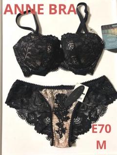 【ANNEBRAバイカラー ③点セット】アンブラ Black + ♡ショーツ セール】Bow ショーツ（ショーツ）｜ANNEBRA（アンブラ）の