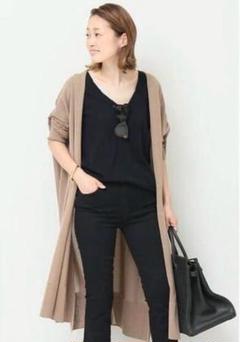 新品 ドゥーズィエムクラス Shake code Vネック ロング カーディガン Deuxieme Classe（ドゥーズィエムクラス）の「《予約》追加