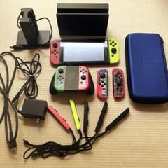 Nintendo Switch 本体 ケースJoy-Con6個 ホリ充電器付き Nintendo Switch 本体 ケースJoy-Con6個 ホリ充電器付き