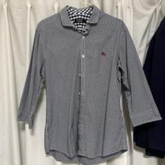 希少サイズ4 BURBERRY BLACK LABEL 七分袖 シャツ 希少サイズ4 BURBERRY BLACK LABEL 七分袖 シャツ