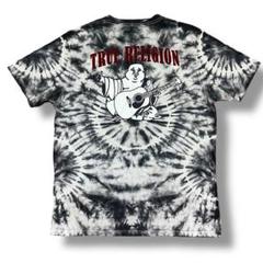 トゥルーレリジョン 00s デカロゴ フェイクスエード タイダイ Tシャツ