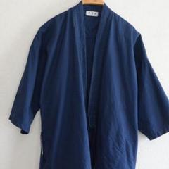 作務衣 古着 木綿 着物 古布 ジャパンヴィンテージ リメイク素材 Samueのサムネイル