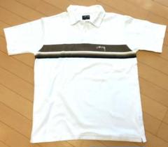 レア OLD STUSSY 90'S パイル地ポロシャツ　ブラウングラデ