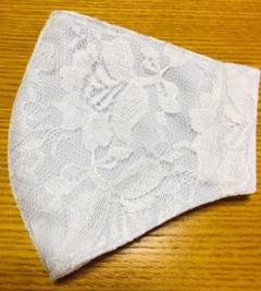 再販7★完全受注生産★刺繍レースマスク インナー 大きめ