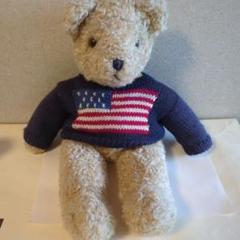 Ty ビーニーズ Beanie Babyアメリカ国旗セーターのぬいぐるみ