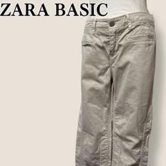 ザラベーシック ZARA BASIC ストレッチ パッチワークデザイン パンツ